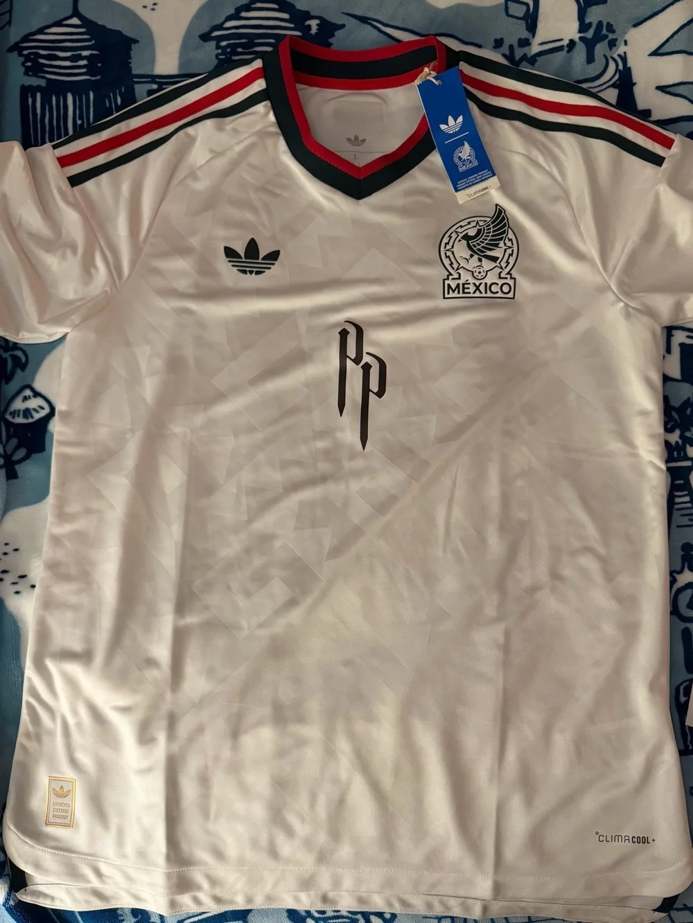 adidas White Mexico Men's National Team Jersey Peso Pluma